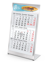 Tischkalender Desktop 3 Steel Bestseller