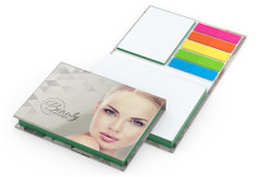 Sticky Note Set Prague Bookcover White Bestseller, 100/25 Sheets, Colored Edges Sticky Note Set Prague Bookcover White Bestseller, 100/25 Sheets, Colored Edges