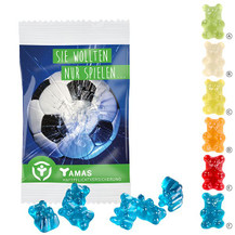 Unifarbene Premium-Bärchen 15 g, kompstierbare Tütchen, Unifarbene Premium-Bärchen 15 g, kompstierbare Tütchen,