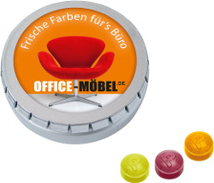 MINI-Drück-mich-Dose mit Pulmoll MINI-Drück-mich-Dose mit Pulmoll