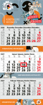 3-Monatskalender Maxi Wire-O 3 Bestseller (Mehrblock)