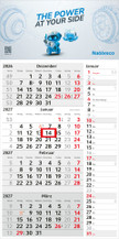 4-Monatskalender Konzept 4 Post Bestseller (Einblatt)