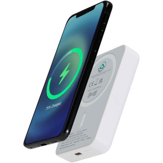 Acrab 15 W 10.000 mAh magnetische kabellose Powerbank mit 20 W PD aus recyceltem Kunststoff