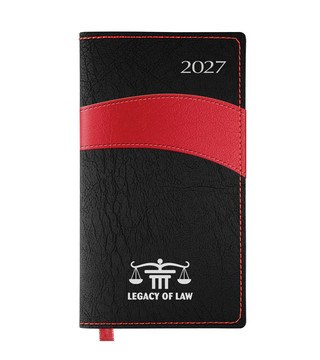 Taschenkalender Windsor Welle mit Haftnotizen