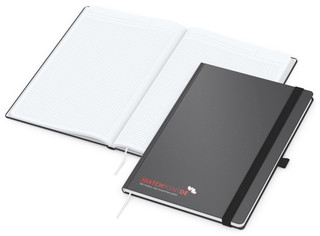 Notizbuch Vision-Book White Bestseller inkl. Siebdruck-Digital