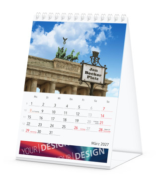 Tischkalender mit Logo