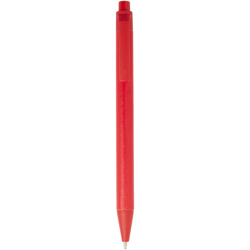 Chartik Recycled Paper Ballpoint Pen with Matte Finish, Solid Color (Black Ink)