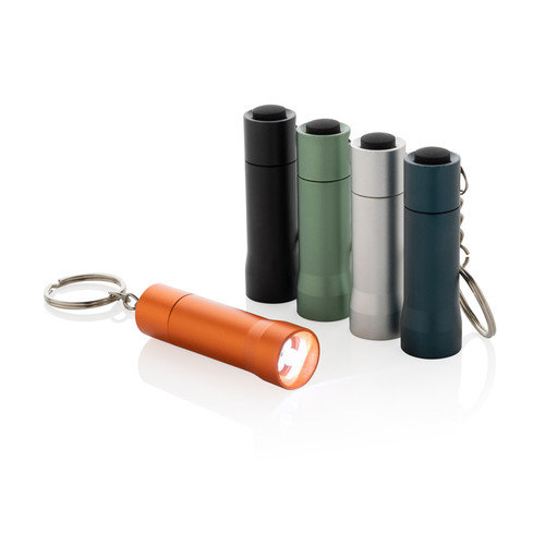 Lampe de poche porte-clés Flash en aluminium recyclé RCS