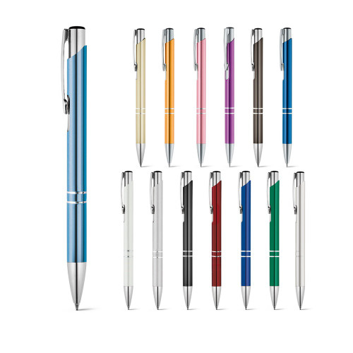 BETA. Aluminum ballpoint pen with clip