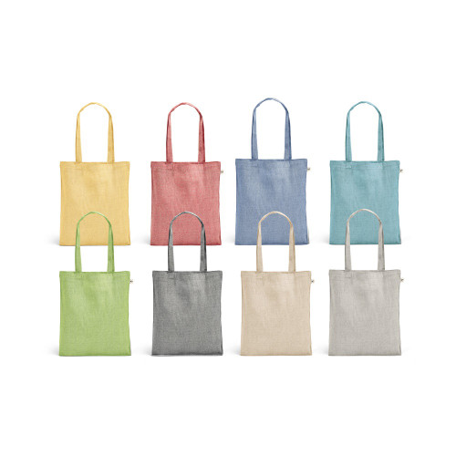RYNEK. Sac fourre-tout en coton recyclé (70%), polyester (30% rPET) (140 g/m²)