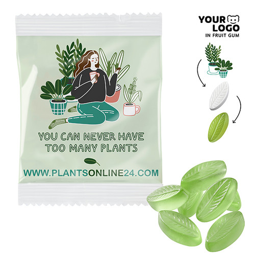 Bonbons gélifiés personnalisés 20 g, compostables