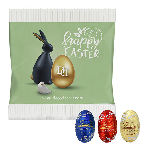3 Mini-œufs Lindor sous emballage papier
