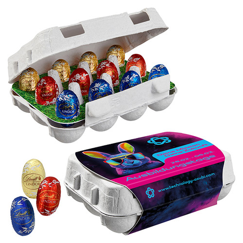 12er Ostereier-Karton - Lindor Mini-Eier