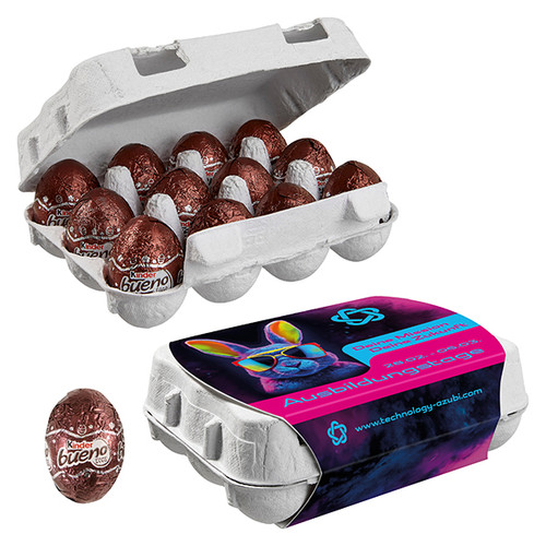 Boîte de 12 œufs de Pâques - Œufs Bueno