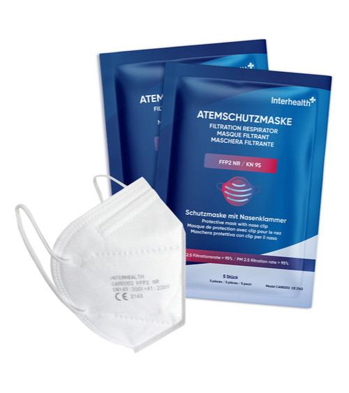 INTERHEALTH FFP2-Masken NR / KN95 5er-Pack