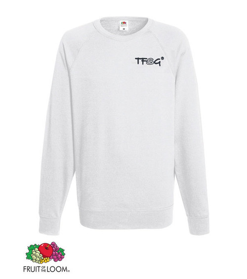 Fruit of the Loom Raglan Sweat Light Sweatshirt - bestickt