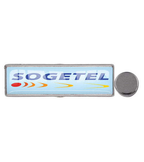 Magnet Namensschild 25 x 6 mm