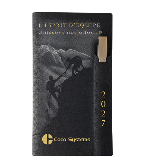 2 in 1 Teamwork Peak Duo Diary with Pen & Notepad