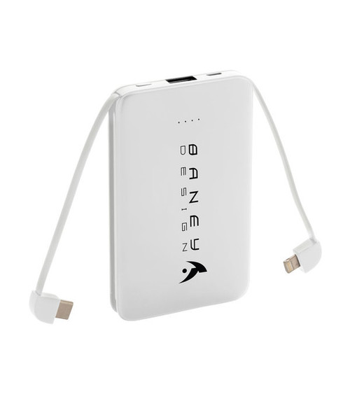 Batterie externe avec câble intégré 5 000 mAh