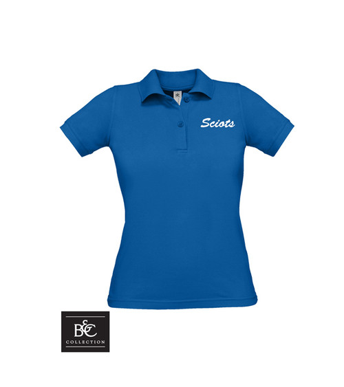 B&C Piqué Poloshirt Damen - bedruckt