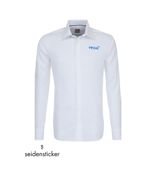 Seidensticker schwarze Rose Hemd Langarm - bestickt