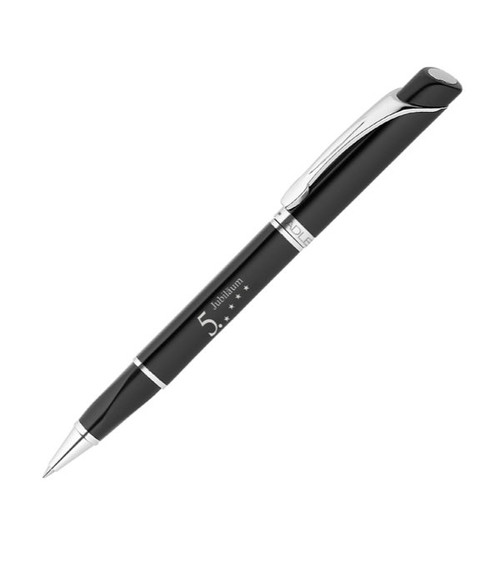 Stylo Roller Stratas premium en métal avec logo 5ème anniversaire