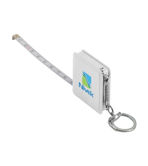 Keyring with Flexible Ruler