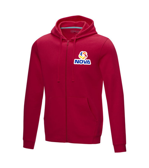 RUBY hoodie made of GRS-certified organic material - printed