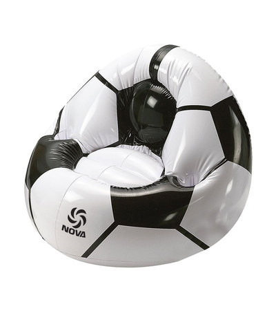 Fauteuil ballon de foot gonflable