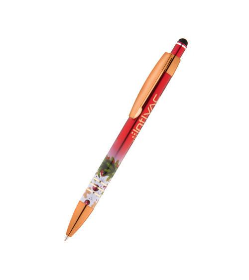 Festive hochwertiger Kugelschreiber aus Metall mit Stylus