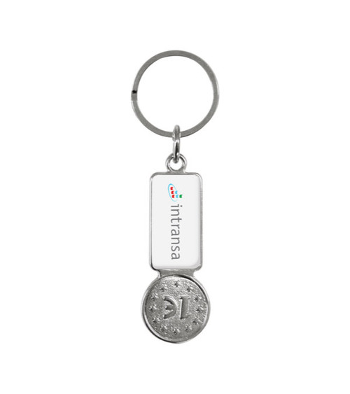 Porte-clés jeton caddie Coiny 1
