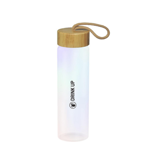BAMBOO Glass Bottle with Bamboo Lid 650 ml