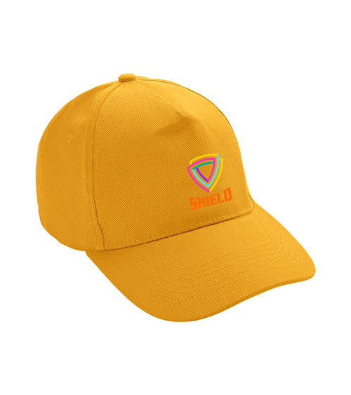 Impact 5-Panel-Kappe aus 280gr recycelter Baumwolle mit AWARE® tracer