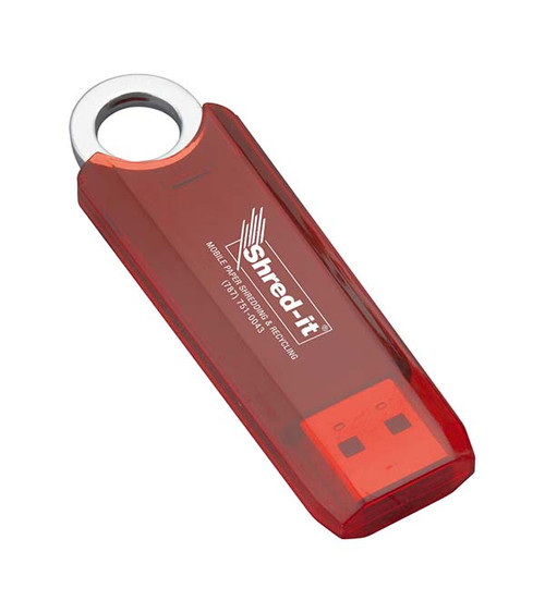 USB Flash Drive - Transparent Plastic