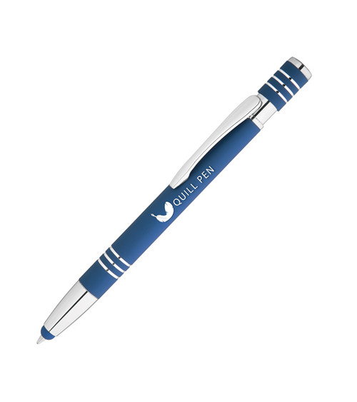 Stylo recyclé Absolute Soft Touch avec pointe stylus &trade; Impression une couleur