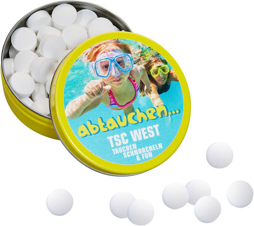 Mini-boîte de poche Stevia* Menthe poivrée