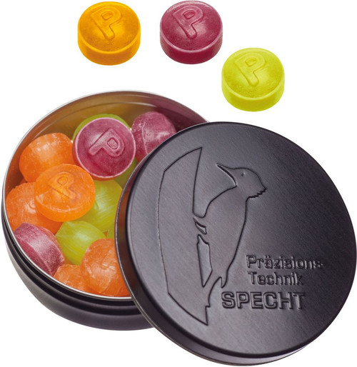 Boîte XS gaufrée avec pastilles Pulmoll