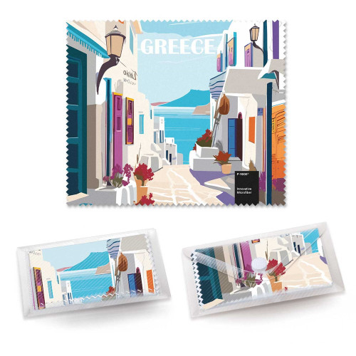 Chiffon de nettoyage pour lunettes POLYCLEAN 18x15 cm avec étui, Forfait tout compris