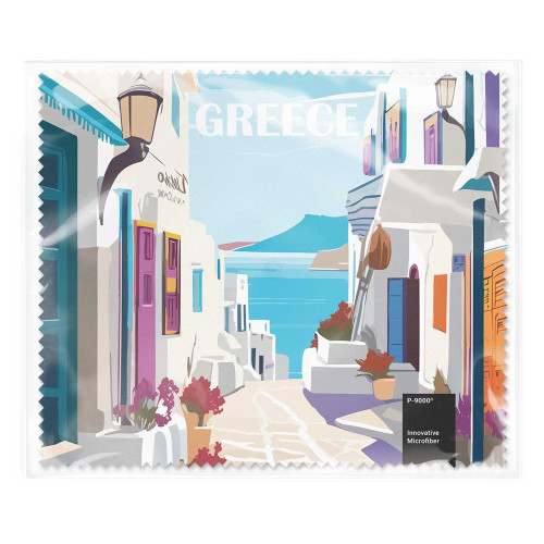 Chiffon de nettoyage pour lunettes POLYCLEAN 18x15 cm en sachet plastique, Forfait tout compris