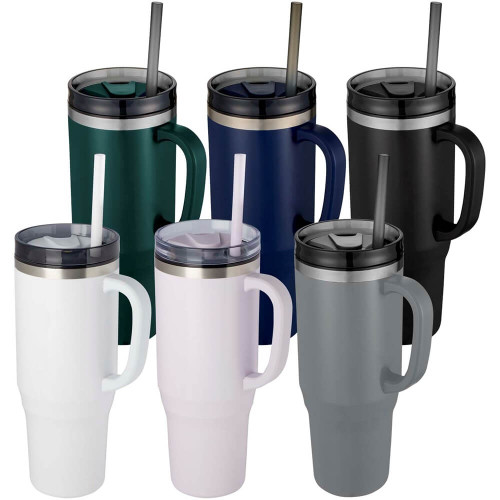 Melbourne 1200 ml RCS-certified Insulated Tumbler with Straw