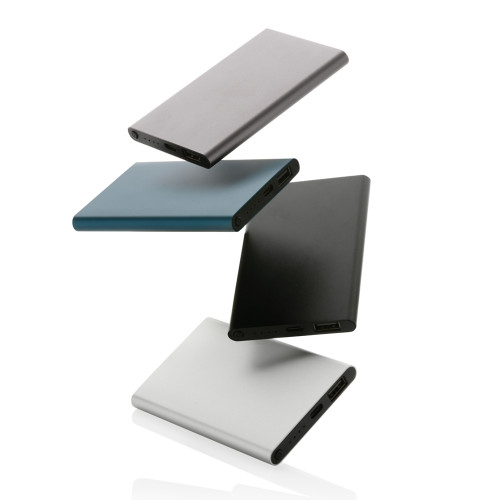 Batterie externe Type-C 4 000 mAh en ABS et aluminium recyclés RCS