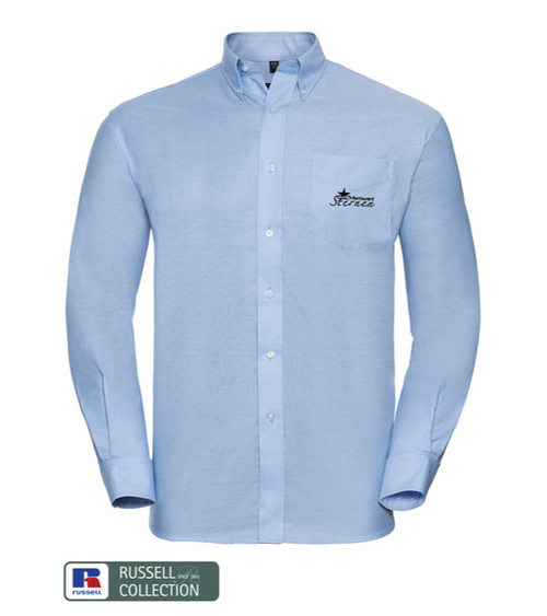 RUSSELL Hemd Easy Care Oxford - bestickt