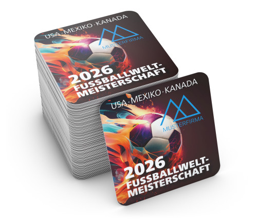 WM-Bierdeckel Motiv Fußball-WM 2026