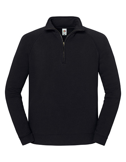 Fruit of the Loom - Iconic Premium Zip Neck Sweat