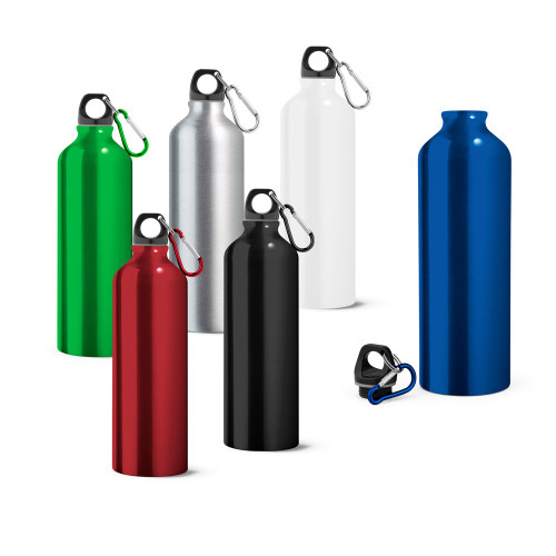 LANDSCAPE L. Aluminium-Sportflasche mit Karabiner 800 ml