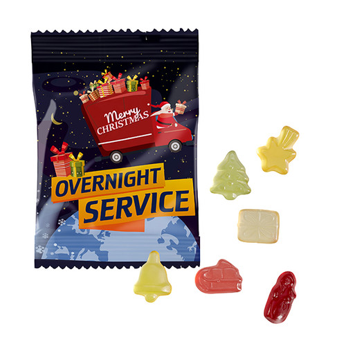 Overnight Fruchtgummi-X-Mas Mischung