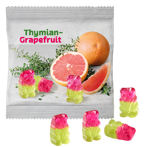Oursons Gélifiés Véganes au Thym et Pamplemousse