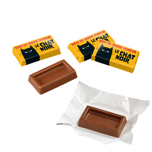 Schoko-Täfelchen S, Folieneinschlag