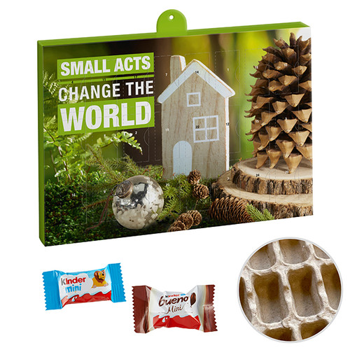 Premium Brand Paper Advent Calendar Kinder Minis