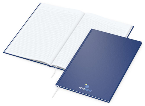 Notizbuch Memo-Book Bestseller inkl. Siebdruck-Digital (dunkelblau)